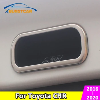 

Stainless steel Car rear tail trunk door handle frame,decoration cover,protection bowl sticker for TOYOTA CHR C-HR 2016 - 2020