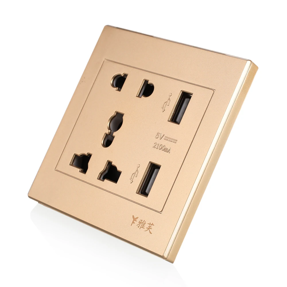 Usb-розетки с быстрой зарядкой, многофункциональная электрическая розетка для офиса, где угодно, лестницы, прочная розетка, настенное крепление для ванной комнаты