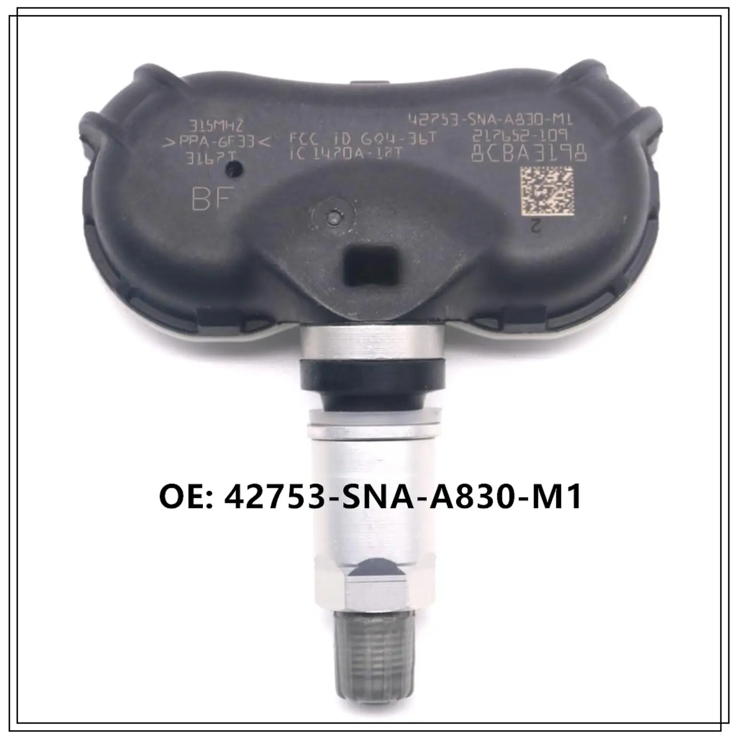 1x Tire Pressure Sensor TPMS 315MHz – Fits Honda Acura, Replaces 42753-TR3-A81 / SNA-A83