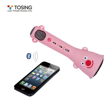 

TOSING Wireless Karaoke Bluetooth Microphone Gifts and Toys for Kids, Handheld Singing Machine Compatible Phone, Computer for Pa