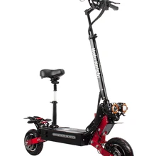 Halo Knight Dual Drive 2000W Adult Electric Scooter With Seat Foldable Fat Tire Hot Sale