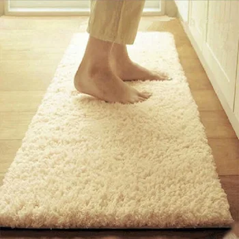 

New selling simple solid color plush carpet for living room European and American style family bedroom bedside carpet