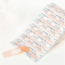 Fita adesiva para primeiros socorros, bandagem elástica autoadesiva, atadura hemostasia, 100