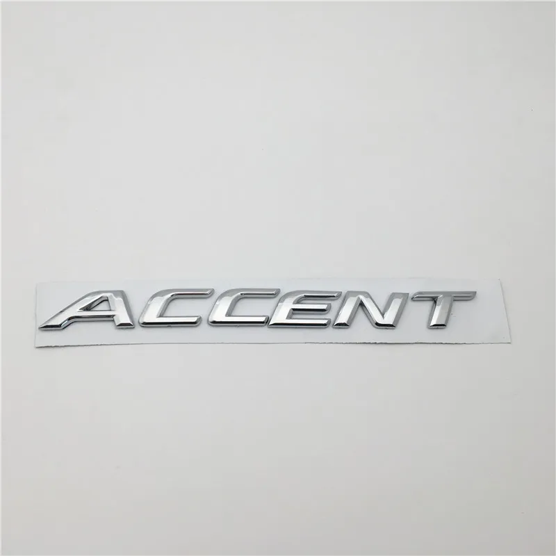 Хромированная Эмблема для заднего багажника автомобиля с надписью Word For ACCENT|symbol