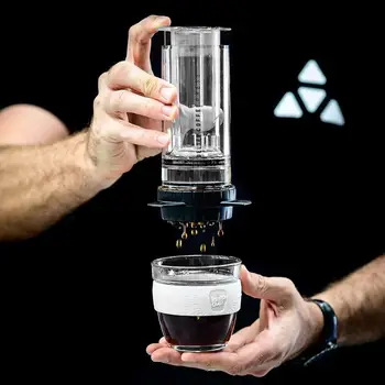 

Delter Coffee Press Coffee Maker Hand Drip Coffee Pot Travel Coffee BPA Companion Coffee For Brewing Hand Portable Machine FREE