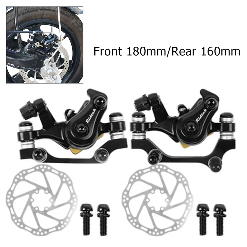 MTB Bike Brake Disc Calipers Kit System F160 R140 + R160 F180 Front