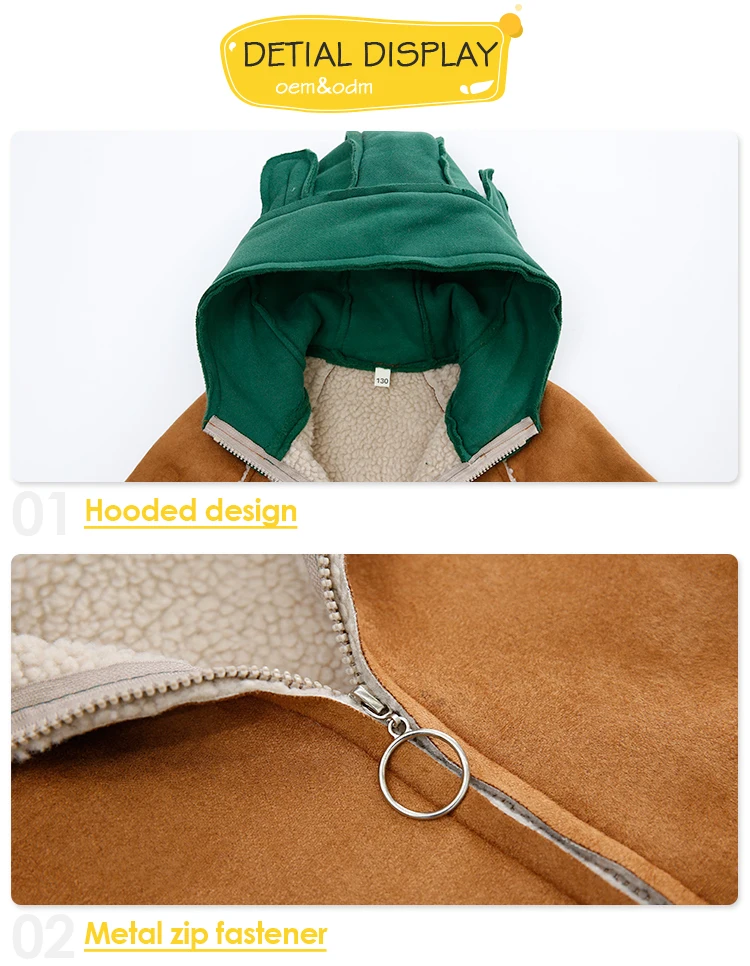 New Design Kids Snowsuit Outerwear Girl'S Warm Zipper Hooded Coat Children'S Children Girls Winter Coat