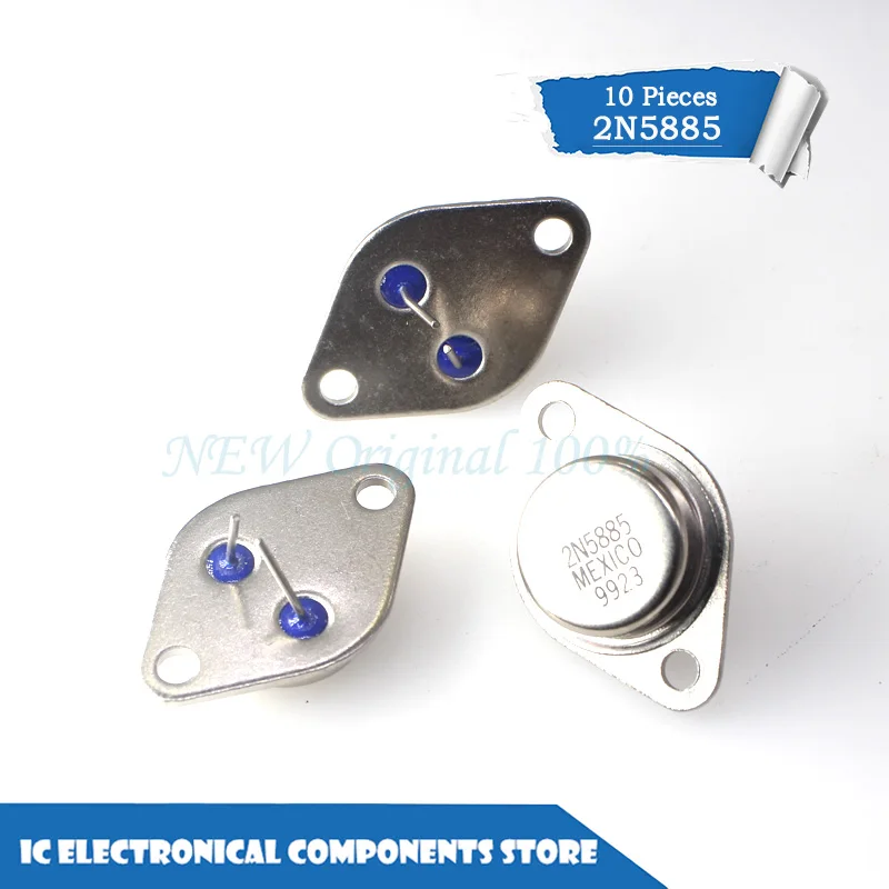 New original 2N5885 25A/80V TO 3 10 шт./лот|Пульты ДУ| |