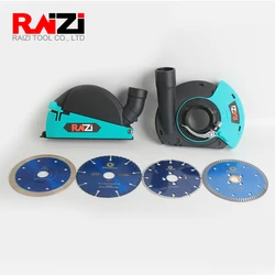 RAIZI 125mm Cutting Dust Shroud Grinding Dust Shroud Granite Marble Stone Porcelain Tile Universal Vacuum Diamond Saw Blade Disc