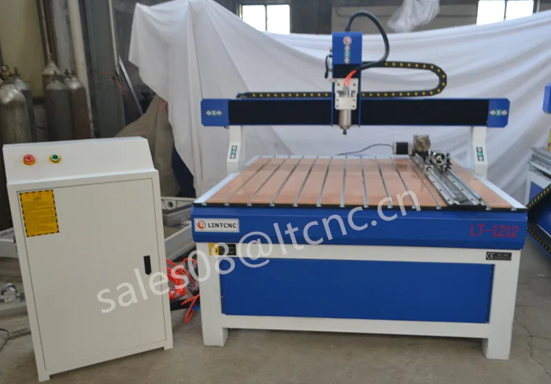 China cnc router machine 4 axis wood cutting engraving price 1200*1200mm with rotary for round | Инструменты