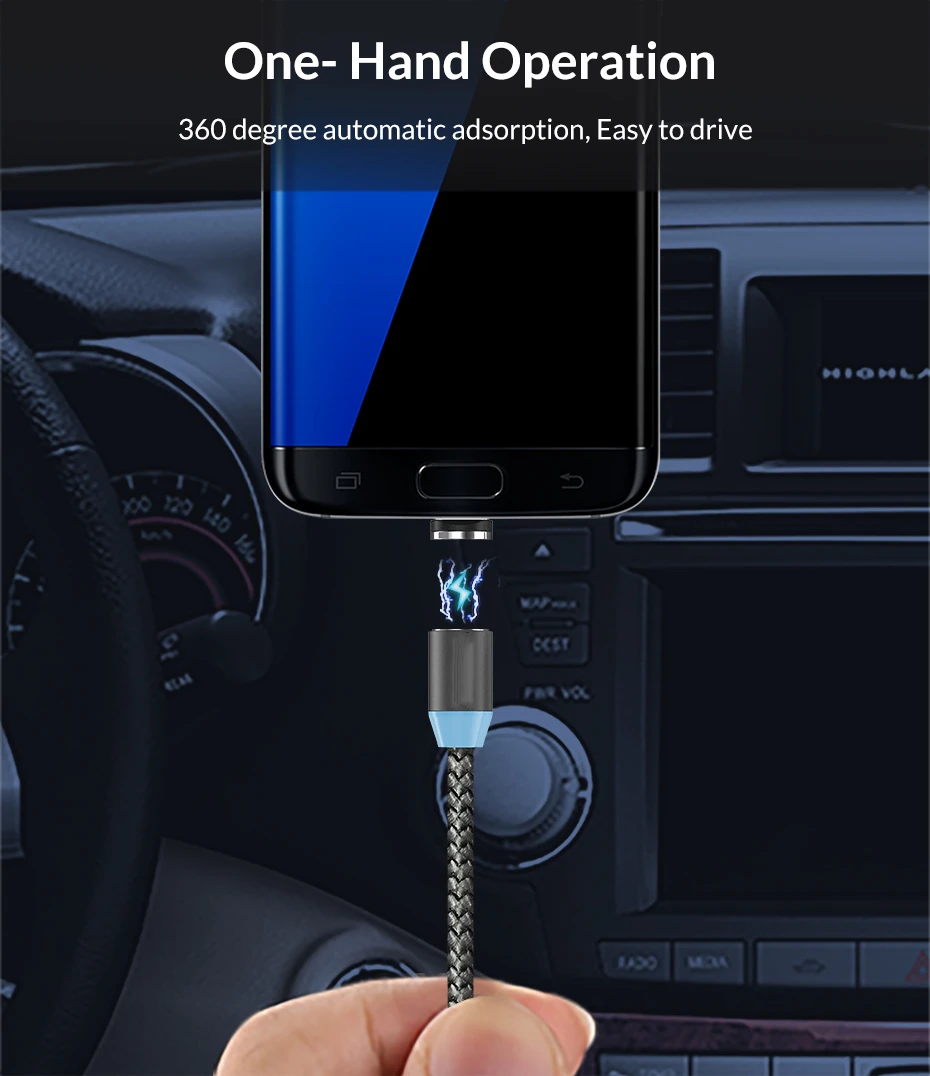 Магнитный кабель usb type C кабель и Micro USB кабель для samsung Xiaomi Huawei Android и светодиодный кабель Micro USB для IPhone Xs Max 8 7