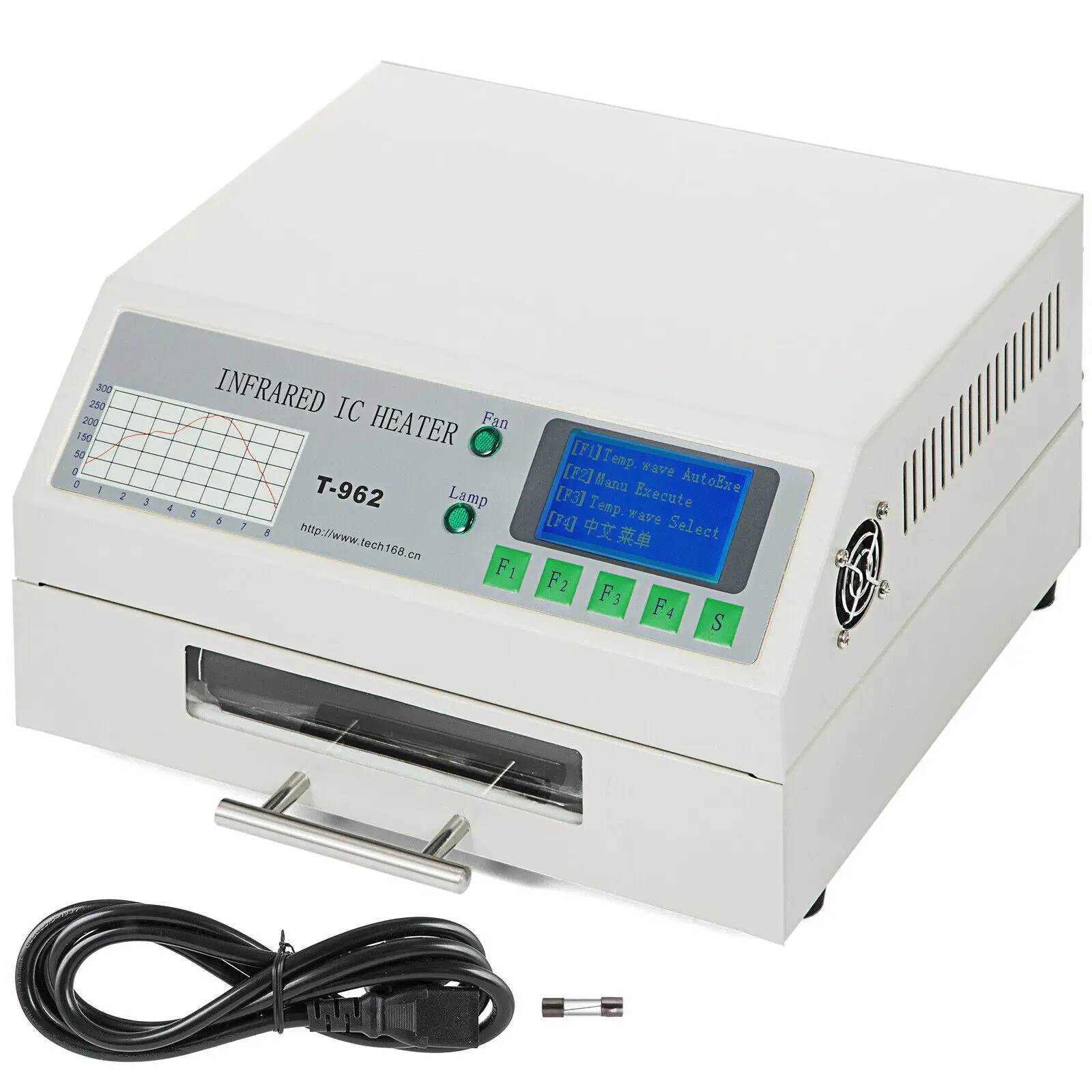 

NEW Reflow soldering machine Infrared IC Heater T962 00W Reflow Soldering 180 x 235mm Automatic Reflow Soldering 220V 50HZ