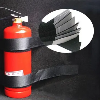 

4pcs/set Car Trunk Organizer Fire Extinguisher Mount Straps Storage Bag Tapes Fixing Bandage Bracket Stickers Straps