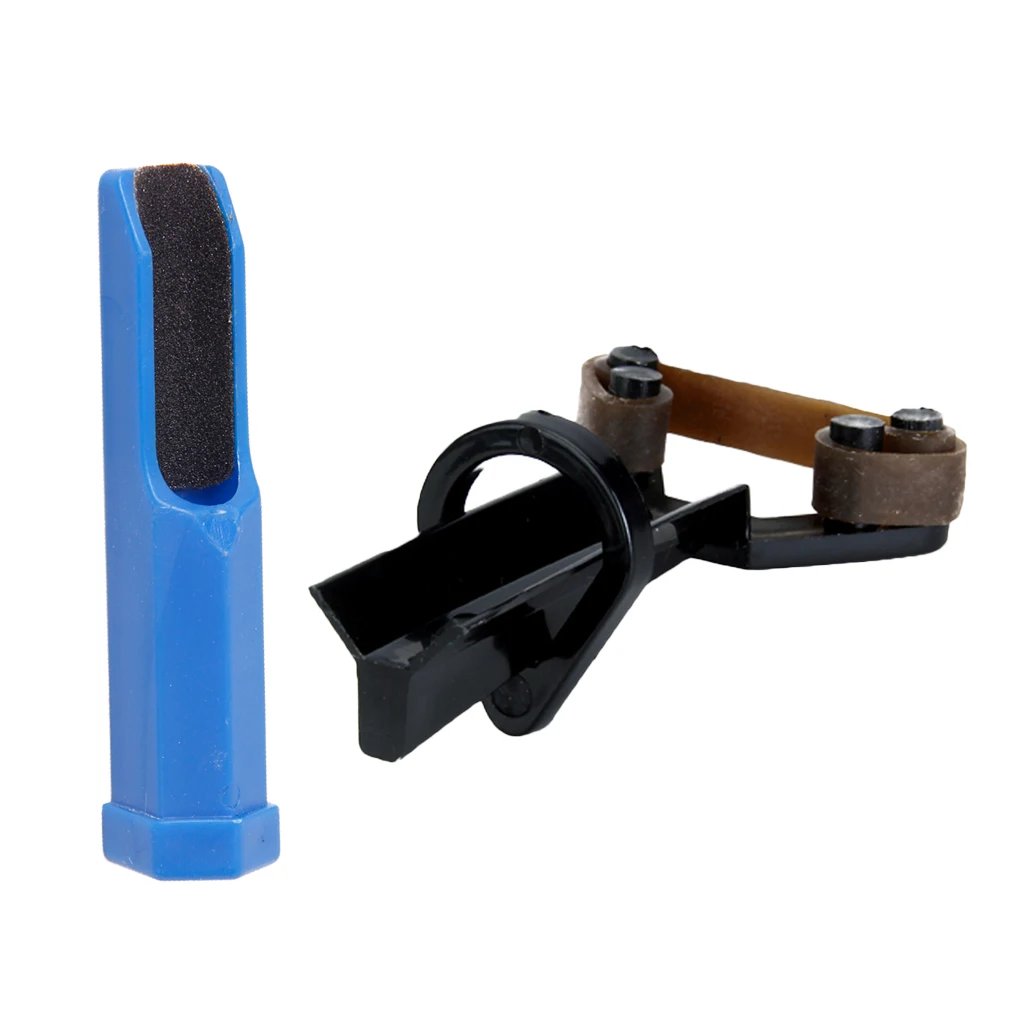 Snooker Cues Double-Side Repair Tool Leather Clip Plastic Pool Cue Tip Clamp