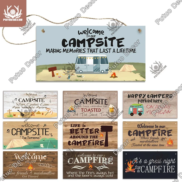 Plaques de camping – Dekorah camping – nom du site