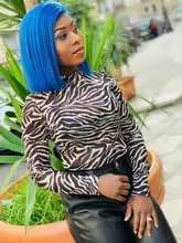 Malaika-peluca recta con corte Bob, pelucas de cabello humano con encaje frontal, 13x4, rojo y azul, brasileño, prearrancado, 180% Remy, pelucas de cabello humano