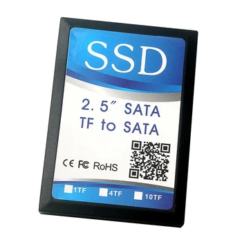 

4 Micro-SD/TF Card to SATA Converter Card 22Pin RAID Quad TF Card to SATA 2.5 Inch SSD Adapter Card