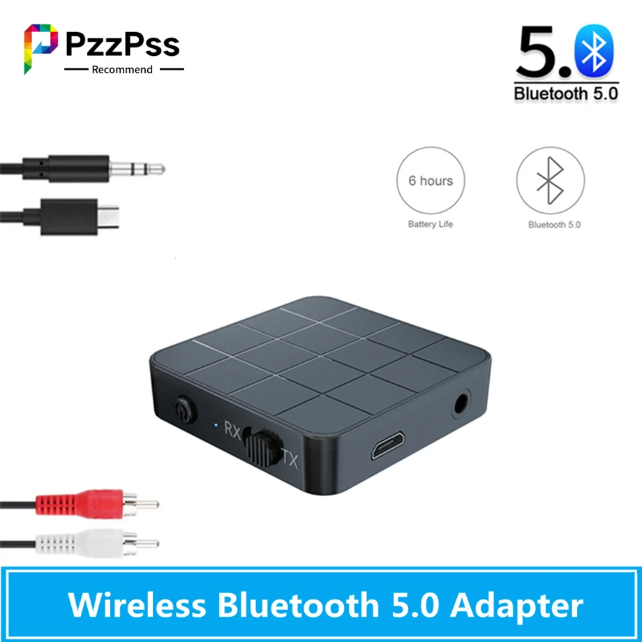 Bluetooth 5.0 Audio Receiver Transmitter KN321 AUX RCA 3.5MM 3.5 Jack USB Music Stereo Wireless Adapters Dongle bluetooth adapter bluetooth audio receiver bluetooth transceiver adapter audio adapter bluetooth aux adaptor