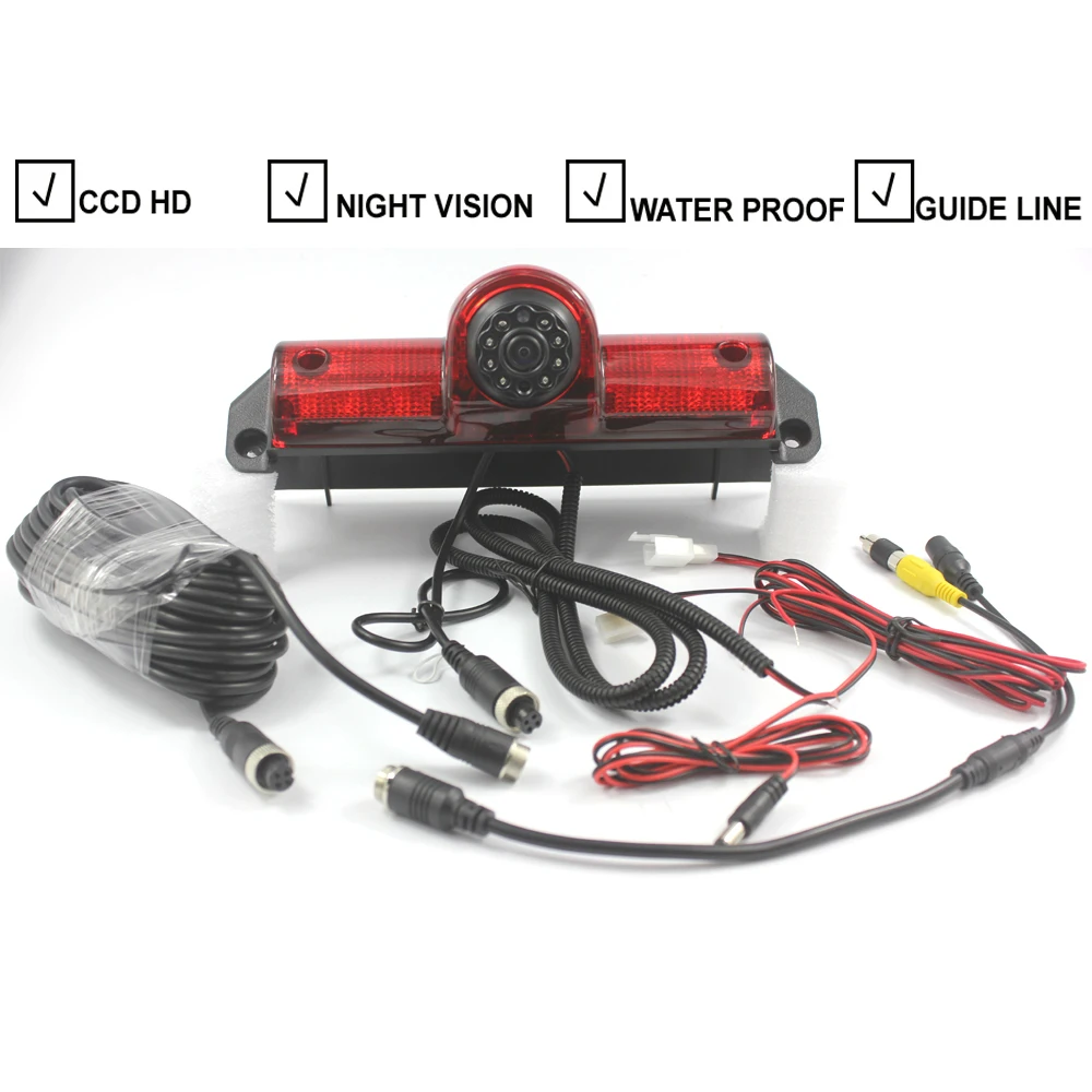 3rd Waterproof Car Brake Light Rear View Camera for GMC Savana Van Chevy Express