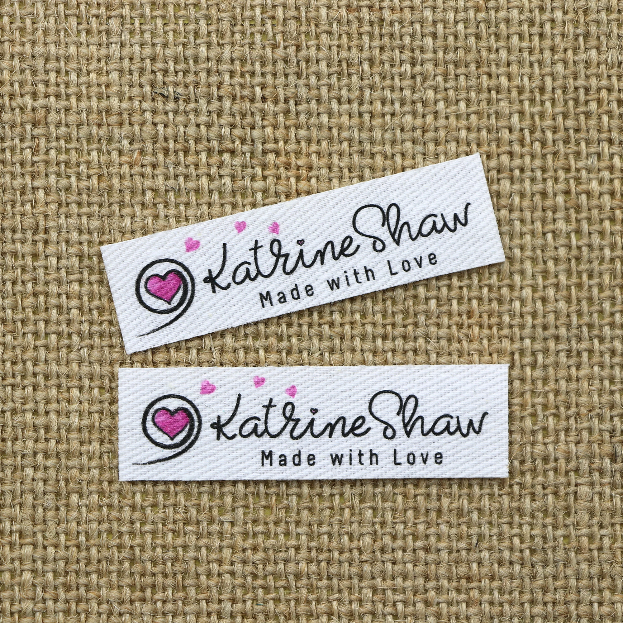 Custom School Labels, Ironing Labels, Personalized Name, Clothing, Organic  Cotton Labels,Children's Names,Brand Tags(TB5657)