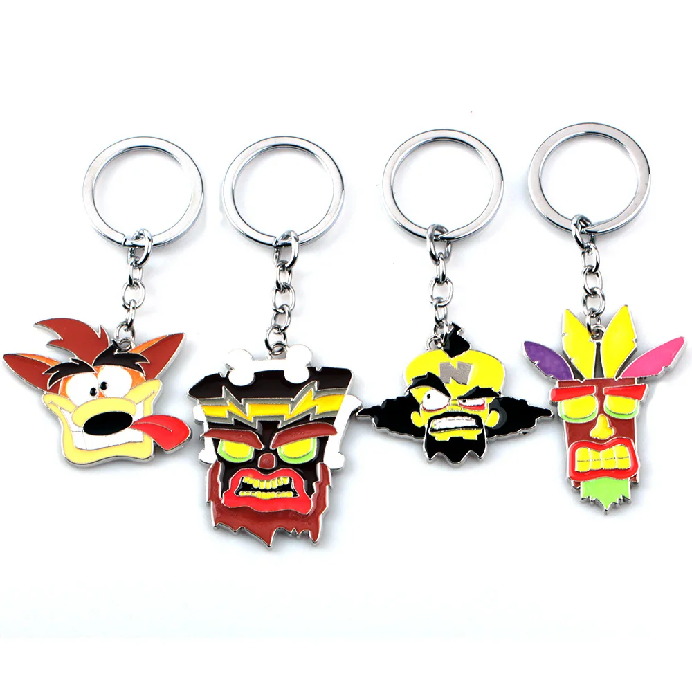 2020 новый брелок с рисунком из игры Crash Bandicoot для мужчин женщин Косплей собака
