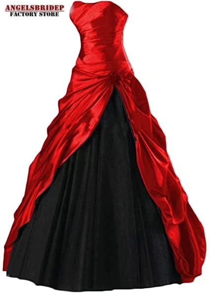 ANGELSBRIDEP-Ball-Gown-Quinceanera-Dresses-Vestidos-De-15-Anos-Formal-Strapless-Tulle-Sweet-16-Princess-Party (3) - 副本