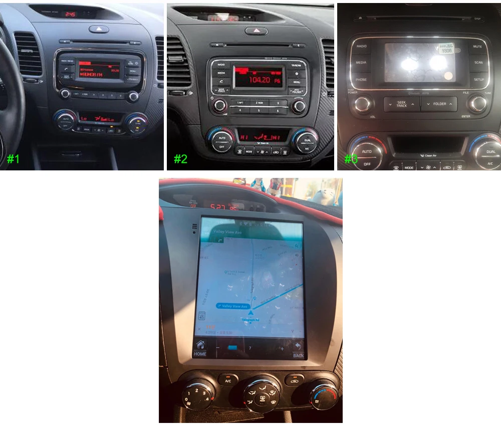 Sale Sinosmart 9.7 inch Tesla style 2 Din Vertical HD screen Android 8.1 Car Navigation GPS Radio for  Kia K3 Cerato Forte 2013-2015 2