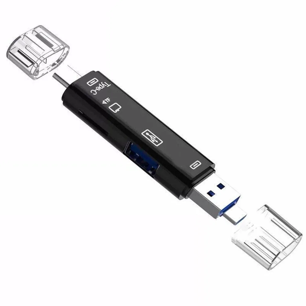 Мини портативный микро USB 2,0 тип-c TF флэш-цифровой считыватель карт OTG адаптер