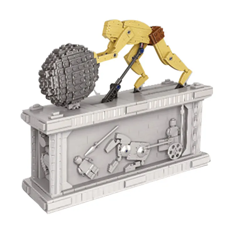 Блокировка техника MOC Sisyphus подвижный набор 1462 шт строительные блоки игрушки для
