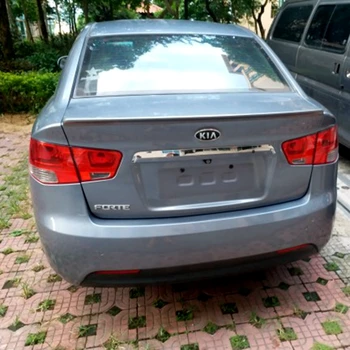 

UBUYUWANT For Kia Forte 2010-2013 Rear Trunk Spoiler High Quality ABS Plastic Primer Color Car Tail Wing Decoration For Forte
