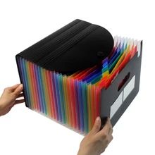 13/24/36 карман расширение папки и A4 большой Пластик папка-гармошка органайзеры постоянного гармошки папка для документов Бизнес