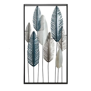

Northern Europe Wall Decoration Originality Ins Green Planting Iron Art Restaurant Wall Decoration Three-dimensional Modern
