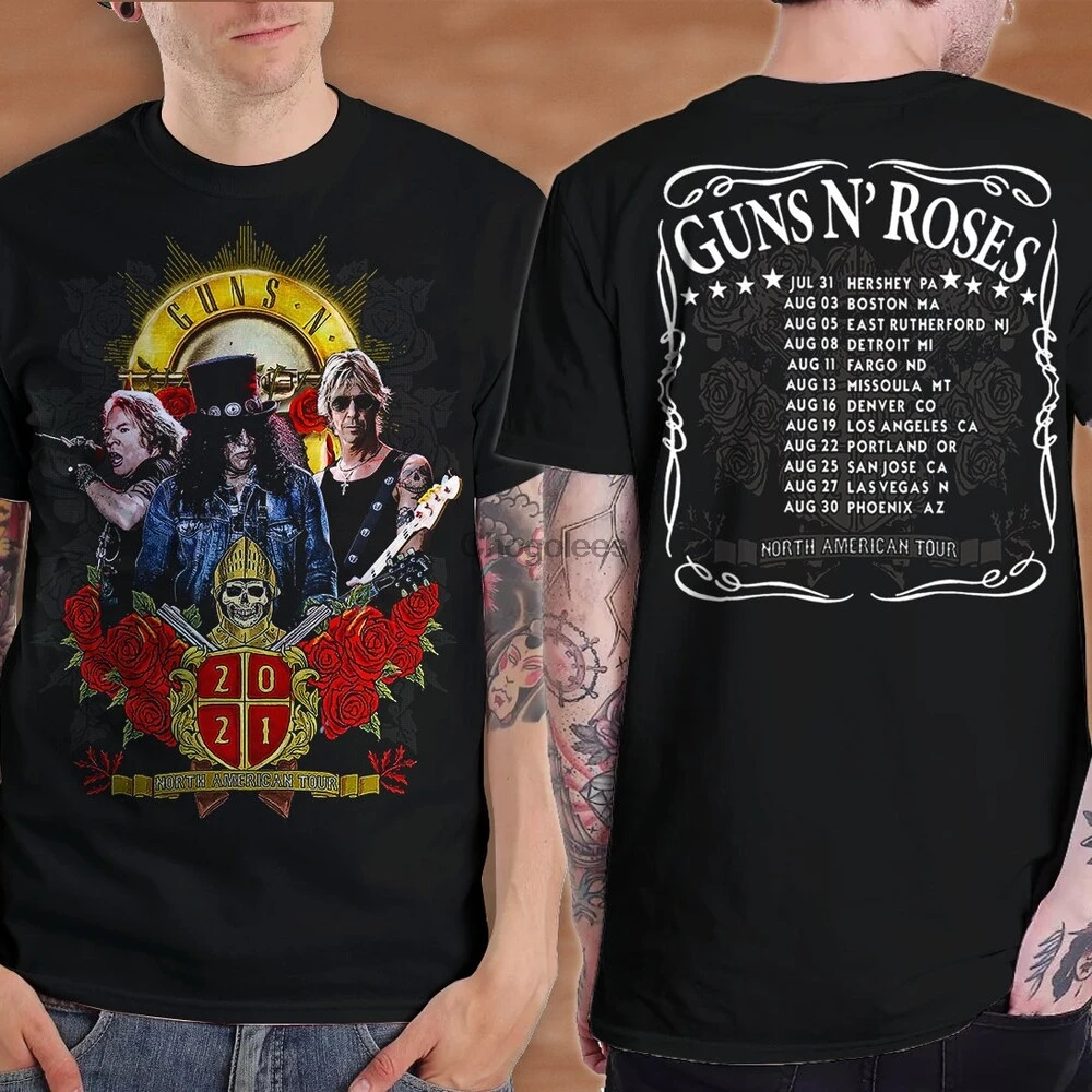 39 Roses Tour Shirt Hard Rock Band 