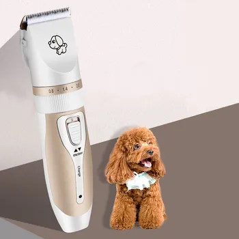 

Professional Low-noise Safe 8W High Power Rechargeable Electric Hair Trimmer Cat Dog Pet Hair Shaver Clipper Cutting Wholesale