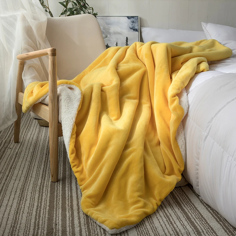 brilliant yellow Г. Удобное Хлопковое одеяло для новорожденных зимнее мягкое теплое одеяло для дивана/детское одеяло для маленьких мальчиков и девочек фланелевое одеяло для пеленания - Цвет: brilliant yellow