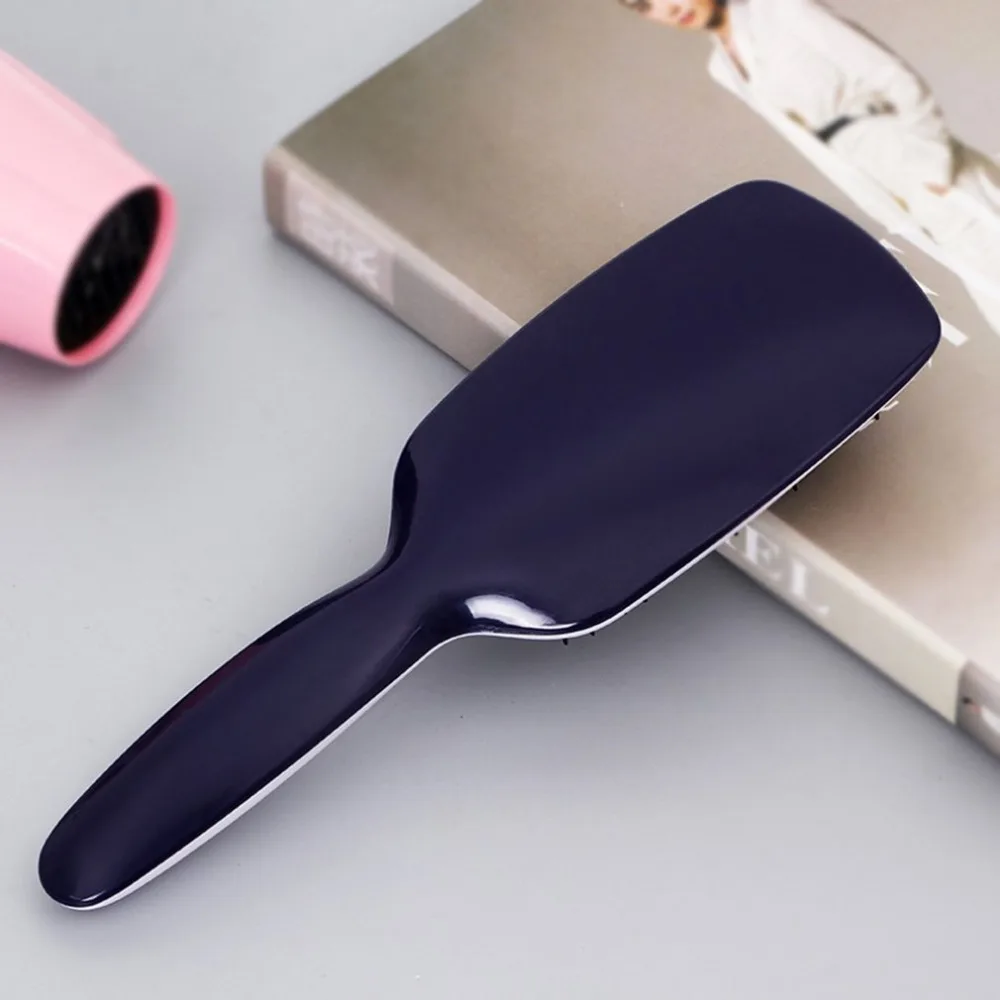 Anti-static Paddle Plate Head Scalp Massage Comb Detangling Plastic Hairbrush Comb Hair Styling Tools