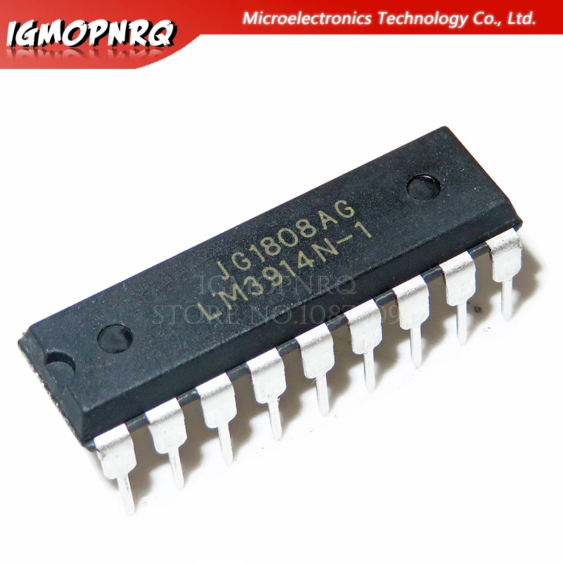 50 шт. светодиодные осветительные приборы LM3914N LM3914 DIP-18 | Электронные компоненты и