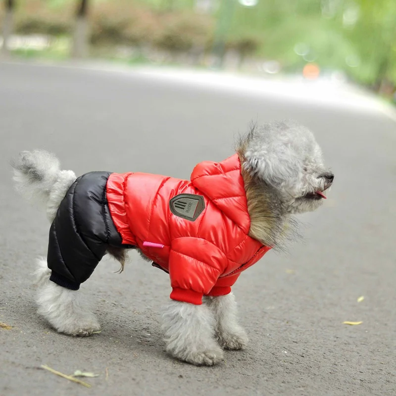 Зимняя одежда для собак, комбинезон для собак, модная одежда для кошек, пальто для щенков, толстовка с капюшоном, одежда для чихуахуа, домашний Йоркширский питомец, куртка для собак для маленьких собак