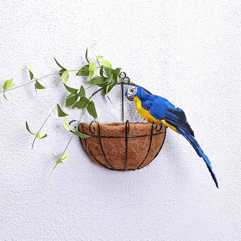 

Simulated Parrot For Show Window Easy To Stand No Lint, No Fading Foam Feather Gardening Decoration For Outdoor