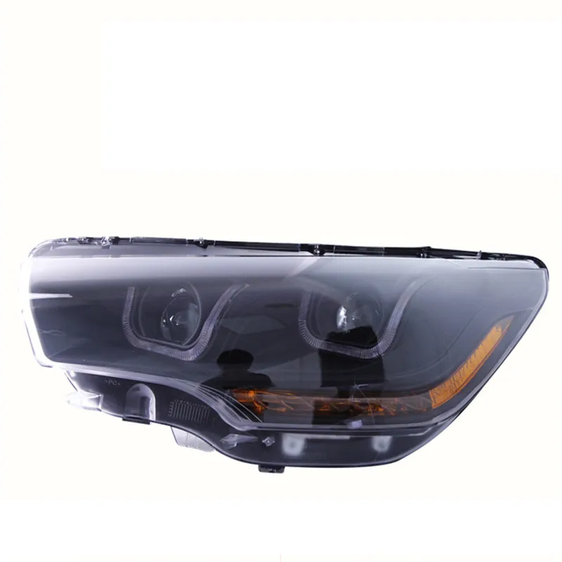 

2 pcs Headlight assembly for citroen C4L 13-16 LED daytime running light lens xenon headlamps автомобильные товары