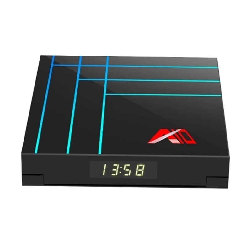 A10 Smart Android 9,0 ТВ приставка Rk3318 четырехъядерный 64 бит 4 ГБ/32 ГБ Uhd 4K Vp9 H.265/H.264