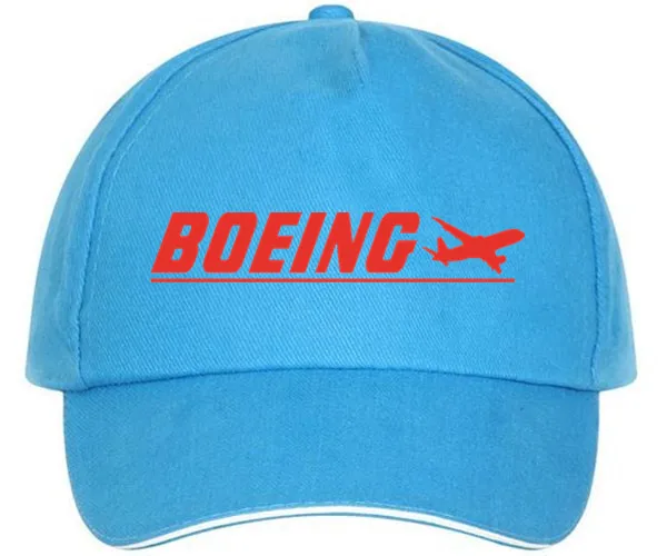 XQXON-, новинка, Повседневная модная бейсбольная кепка с принтом Boeing для мужчин и женщин, бейсболки унисекс, HH02 - Цвет: Sky blue