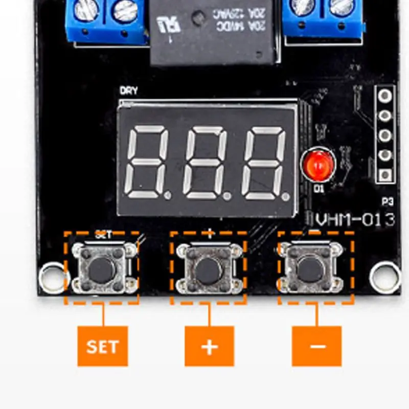 

Timer Countdown Switch Module 0-999 Minutes Setting Range Delay Board 63HF