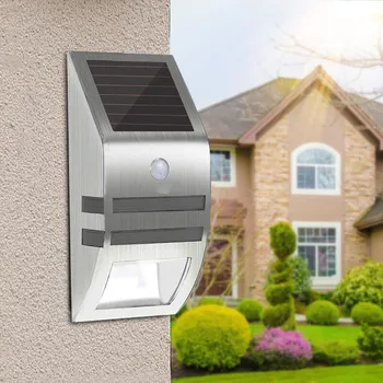 

Solar Powered LED Wall Light Motion Sensor Security Lamp Outdoor Lamp RF 2PC Waterproof Energy Saving Outdoor Solar Lights