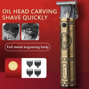 

T-shaped Cutter Head Rechargeable Shaver Hair Trimmer Rechargeable Electric Nose Hair Clipper Professional Beard Razor Haircut