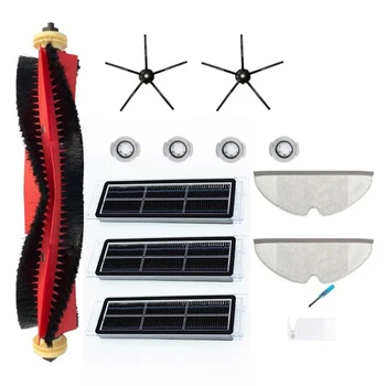 

Kit Side Brush Filter Vacuum Cleaner Replacement S55 E25 E35 Cleaning Durable