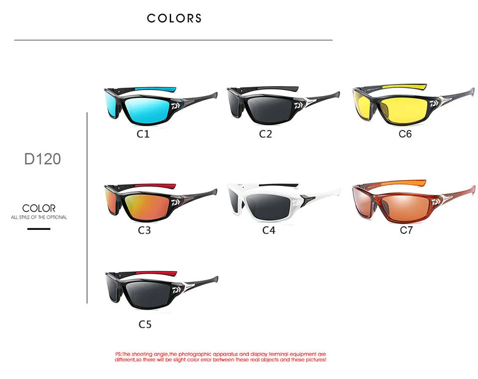 2022 Daiwa Polarized Fishing แว่นตากันแดดผู้ชายขับรถดวงอาทิตย์แว่นตาชายแว่นตากันแดดกล่อง Hard กรณีแว่นตา