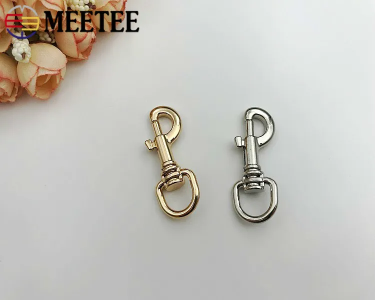 5/10pcs 11mm Metal Buckles for Bag Swivel Snap Hook Handbag Strap Ring Keyring Handle Connector DIY Leather Crafts | Дом и сад