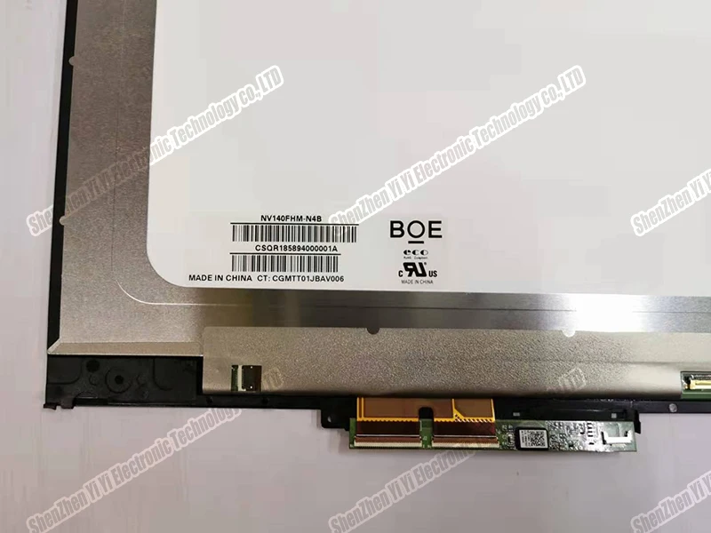 14-дюймовый ЖК-светодиодный сенсорный экран в сборе с рамкой для lenovo Yoga 710-14 Yoga 710 14 Yoga 710-14IKB 80V4002NCD