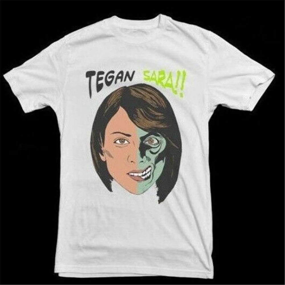 Футболка Tegan And Sara футболка Canadian Rock Duo Band Sz S M L XL 2XL 3XL новинка унисекс Забавные топы |